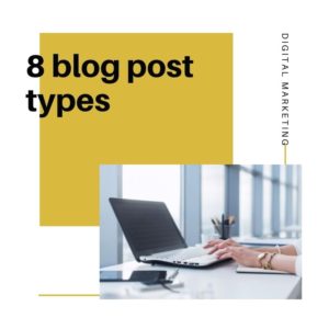 8 different blog post types